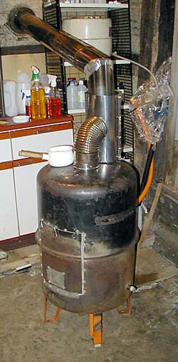 Calefactor de aceite usado de Journey to Forever