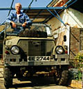 Keith and his Land Rover Lightweight